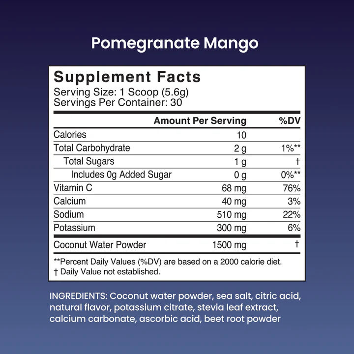 Vital Minerals: Electrolyte Powder for Daily Hydration